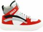 Dsquared2 551 Sneakers Mid Box Sole Lace Wit Heren - Thumbnail 7