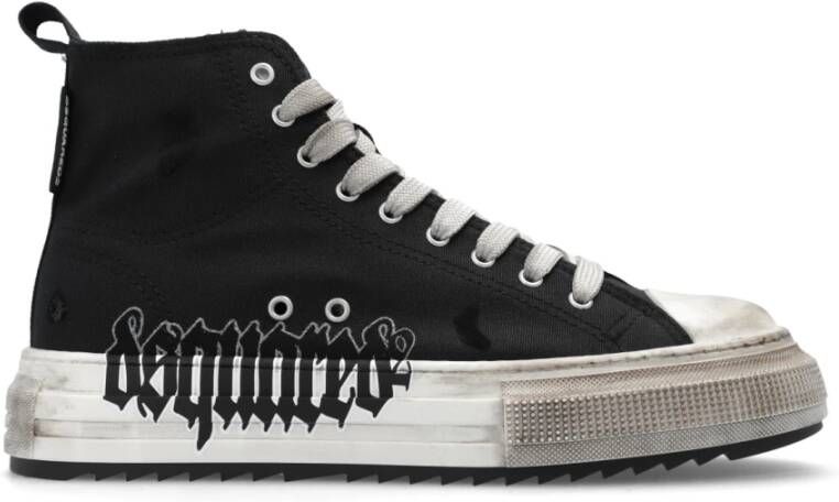 Dsquared2 Berlin hoge sneakers Black Heren