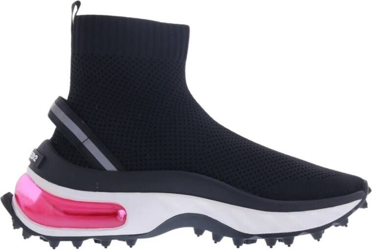 Dsquared2 Bubble high-top Sportschoenen Zwart Dames