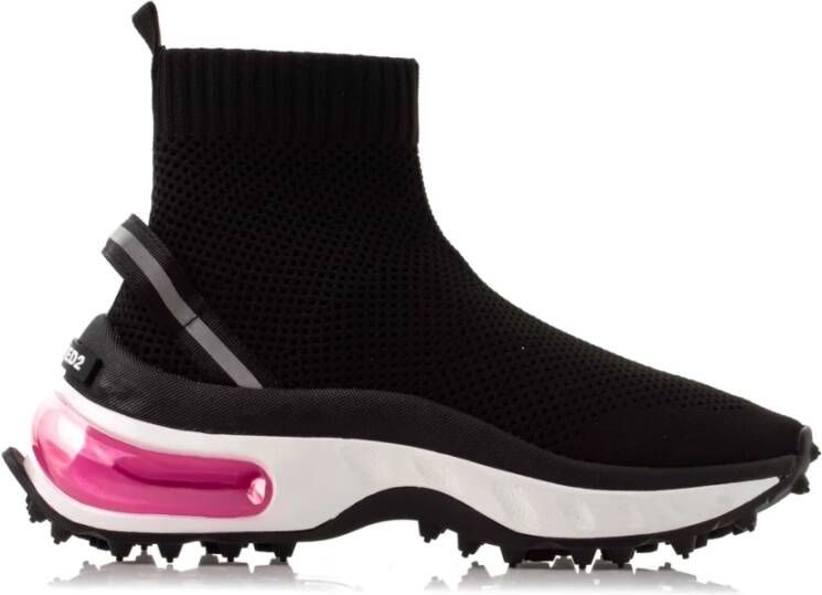 Dsquared2 Bubble high-top Sportschoenen Zwart Dames