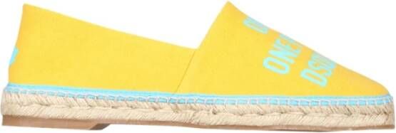 Dsquared2 Eco Canvas Espadrille Schoenen Yellow Heren