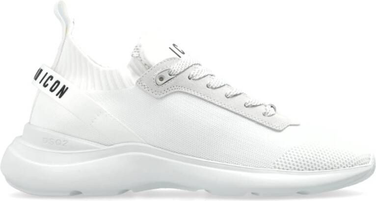 Dsquared2 Enkellaagse sneakers Fly White Heren