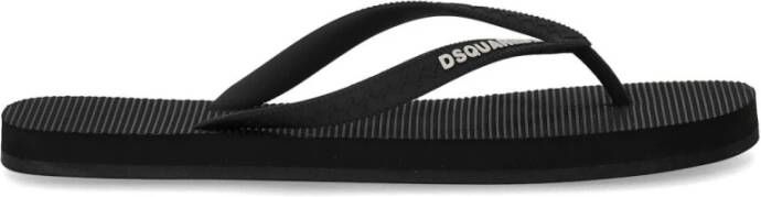 Dsquared2 Flip Flops Black Heren