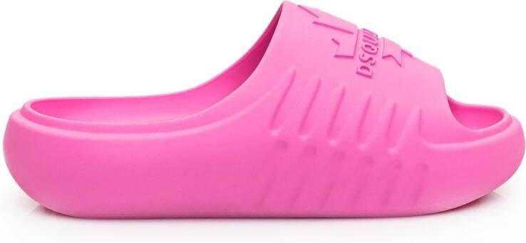 Dsquared2 Stijlvolle Schoenen voor Mannen en Vrouwen Pink Dames