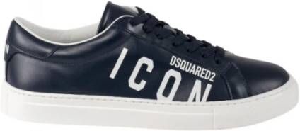 Dsquared2 Heren Sneakers Stijlvolle Schoenen Blue Heren