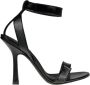 Dsquared2 Zwarte Leren Sandalen Black Dames - Thumbnail 2