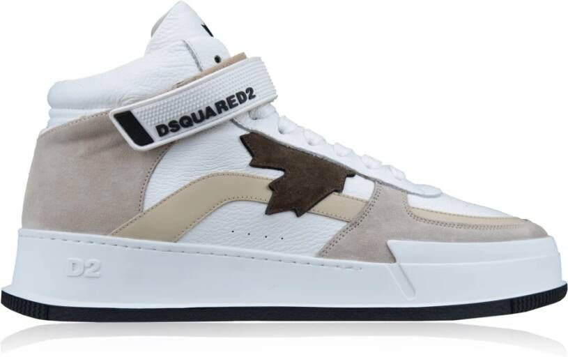 Dsquared2 Hoge Top Heren Sneakers met Velcro Multicolor Heren