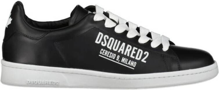 Dsquared2 Hoogwaardige Milano Sneakers voor Heren Zwart Heren