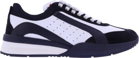 Dsquared2 Original Legend sneaker van leer met suède details