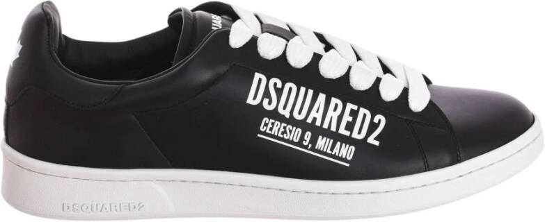 Dsquared2 Hoogwaardige Milano Sneakers voor Heren Black Heren