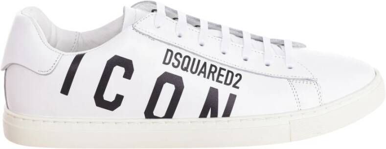 Dsquared2 con logo nieuwe tennisschoenen Wit Heren