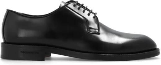 Dsquared2 Leather derby shoes Black Heren