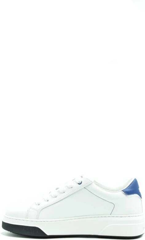 Dsquared2 Leren Casual Sneakers voor Mannen White Heren