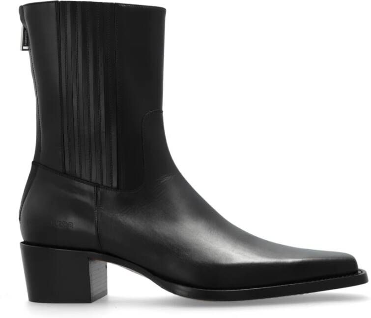 Dsquared2 Leren Chelsea laarzen City Man Black Heren