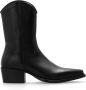 Dsquared2 Leren cowboy laarzen Black Heren - Thumbnail 1