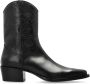 Dsquared2 Leren cowboy laarzen Black Heren - Thumbnail 1