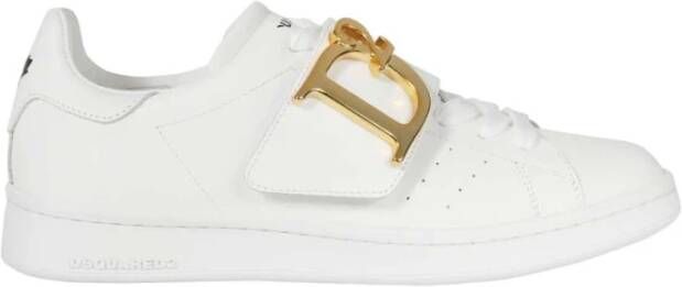 Dsquared2 Leren lage sneakers White Dames