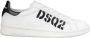 Dsquared2 Leren Logo Sneakers White Dames - Thumbnail 1