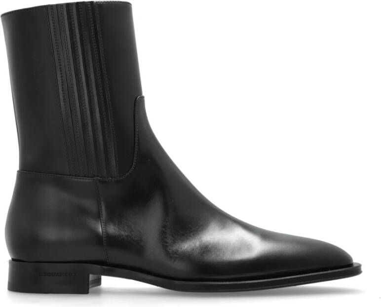 Dsquared2 Leren schoenen Black Heren