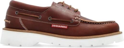 Dsquared2 Leren schoenen Brown Heren