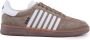 Dsquared2 Leren sneakers met frontsluiting Brown Heren - Thumbnail 1