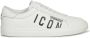 Dsquared2 Leren sneakers met 'Icon' logo White Heren - Thumbnail 1