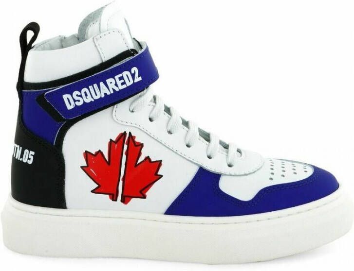 Dsquared2 Sport Edtn.05 Maple Gym Mid Sneakers Wit Heren