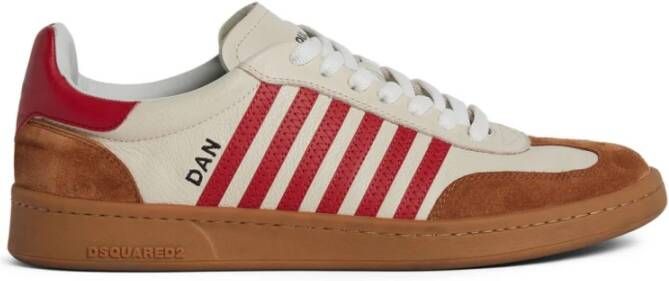 Dsquared2 Multi-Panel Sneakers met Side Stripe Multicolor Heren