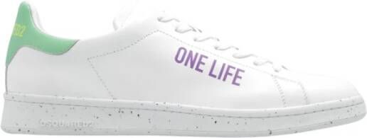 Dsquared2 One Life One Planet collectie sneakers White Heren