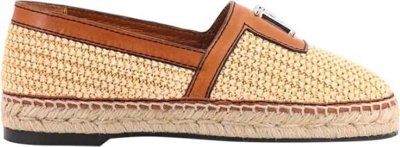 Dsquared2 Rafia Espadrilles Stijlvol en Comfortabel Beige Dames