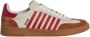 Dsquared2 Rode Gestreepte Atletische Boxer Sneakers Red Heren - Thumbnail 1