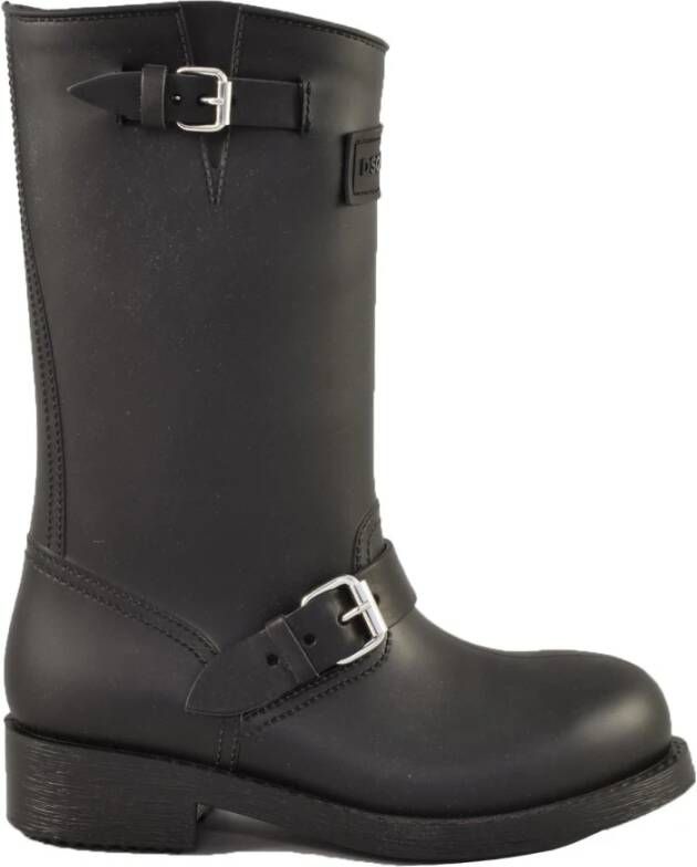 Dsquared2 Rubber Schoenen Black Dames