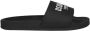 Dsquared2 Rubberen Slides met Logo Detail Black Heren - Thumbnail 1