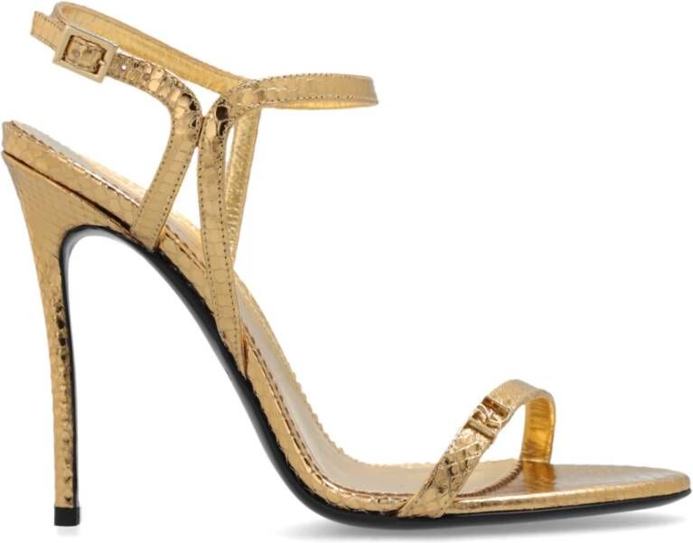 Dsquared2 Sandalen met hak Yellow Dames