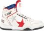 Dsquared2 Spiker sneaker van kalfsleer met logo - Thumbnail 1