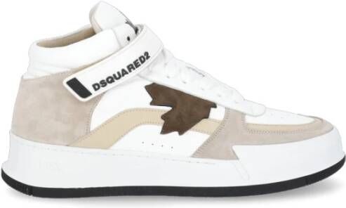 Dsquared2 Hoge Top Heren Sneakers met Velcro Multicolor Heren