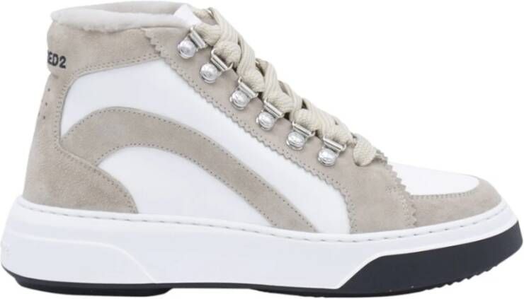 Dsquared2 Sneakers Wit Beige Dames