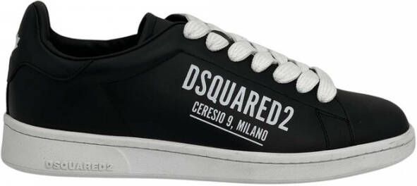 Dsquared2 Hoogwaardige Milano Sneakers voor Heren Black Heren