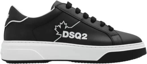 Dsquared2 Zwarte Bumper Sneakers Ss24 Black Heren