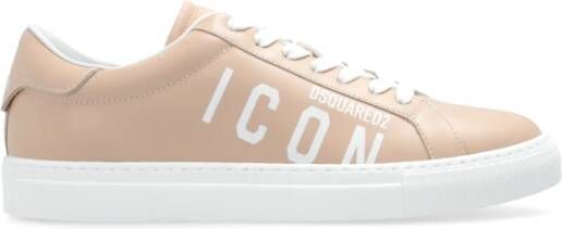 Dsquared2 Sportschoenen Cassetta Beige Dames