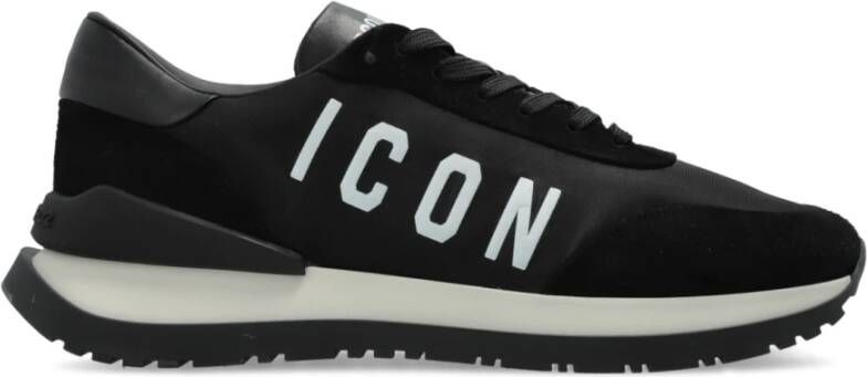 Dsquared2 Icon Runner sneaker met suède details