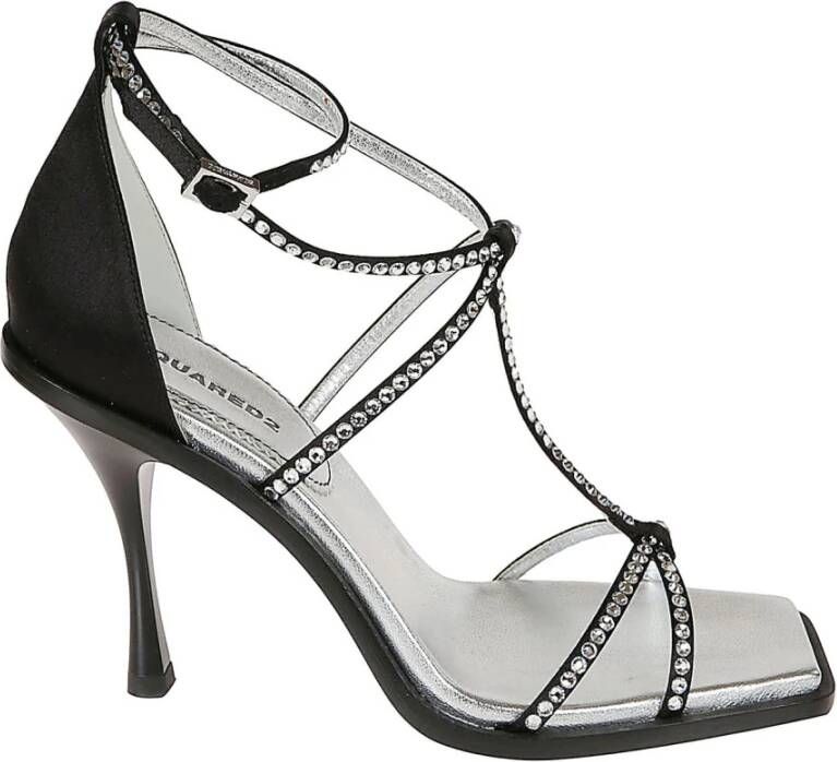 Dsquared2 Stijlvolle Sandalen voor de Zomer Black Dames