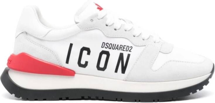 Dsquared2 Stijlvolle Sneakers voor Mannen White Heren