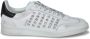 Dsquared2 Studded Leren Sneakers White Heren - Thumbnail 1