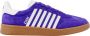 Dsquared2 Suede Sneakers met Leren Banden Purple Heren - Thumbnail 1