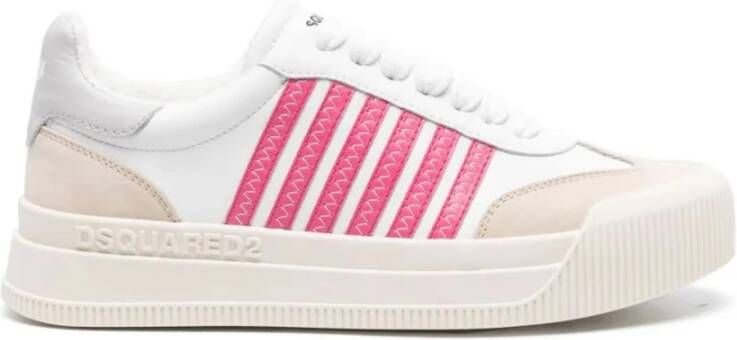 Dsquared2 Wit Roze Grijs Sneakers Multicolor Dames