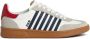 Dsquared2 Multikleur Sneakers Vitello+Crosta Wit+Blauw+Rood Multicolor Heren - Thumbnail 1