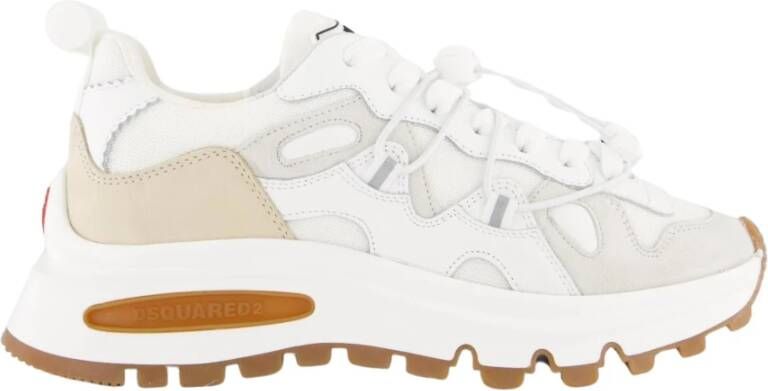 Dsquared2 Witte Sneaker Run DS2 Multicolor Dames