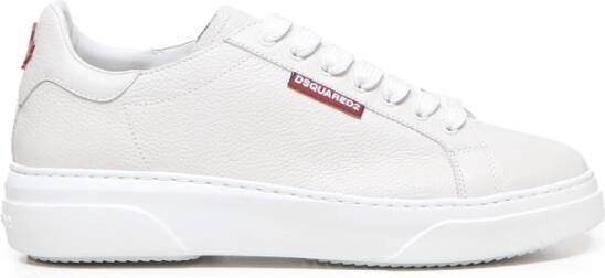 Dsquared2 Witte Sneakers 98%Cotton 2%Elastan White Heren