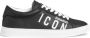 Dsquared2 Zwarte platte schoenen met iconische cassetta Black Heren - Thumbnail 1